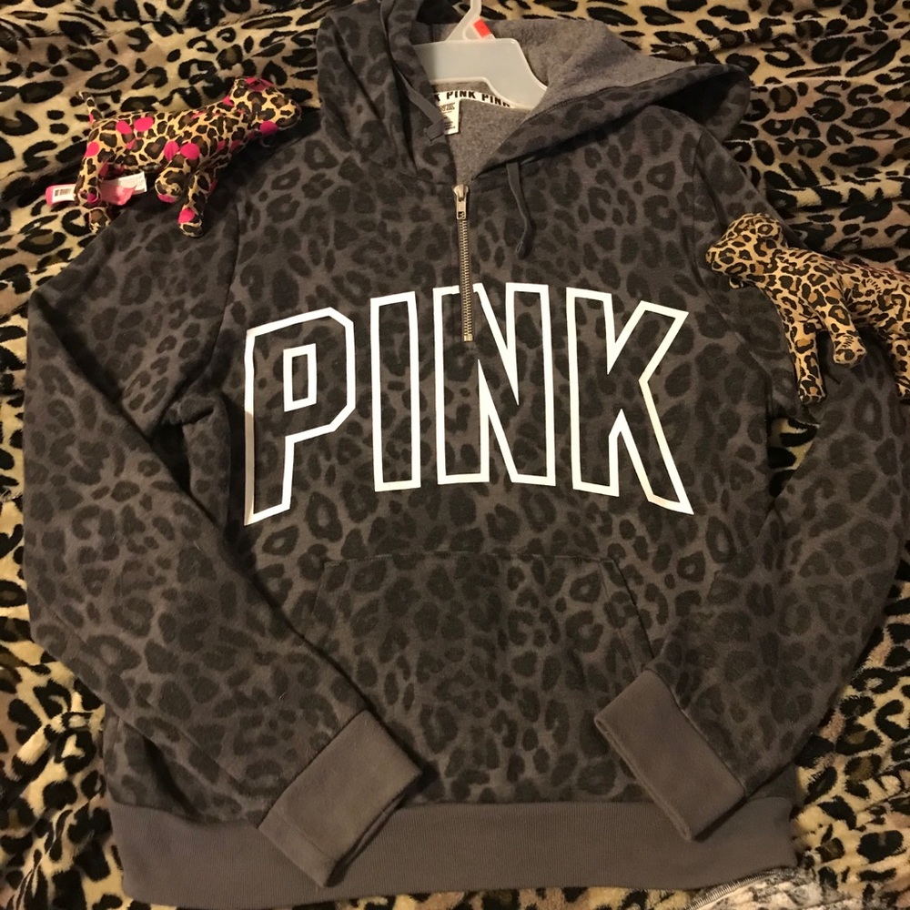 Victoria’s Secret pink hooded sweatshirt